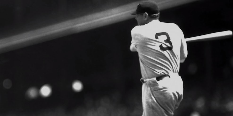 An iconic moment showcasing Babe Ruth's excellence in World Series play.
